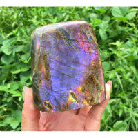 1 PC 300g+  High Quality Natural Labradorite ,Purple Flash,Mineral Reiki Heal,Crystal Original stone Ore, Home Decor