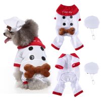 ZZOOI Funny Clothes Dogs Cosplay Role Playing Suit Cook Suit With Hat for Halloween Christmas Clothes Party Costume Suit S-XL