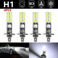 4 PCS H1 หมอกรถ 6000K Super Bright White DC 12V LED ไฟหน้าชุดหลอดไฟหมอกวันขับรถ DRL รถอุปกรณ์เสริม-dliqnzmdjasfg