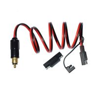 ❏❈❏ 14AWG 90cm DIN Hella Powerlet Plug To SAE Adapter Connector for BMW Motorcycle with SAE Polarity Reverse Adapter Connectors