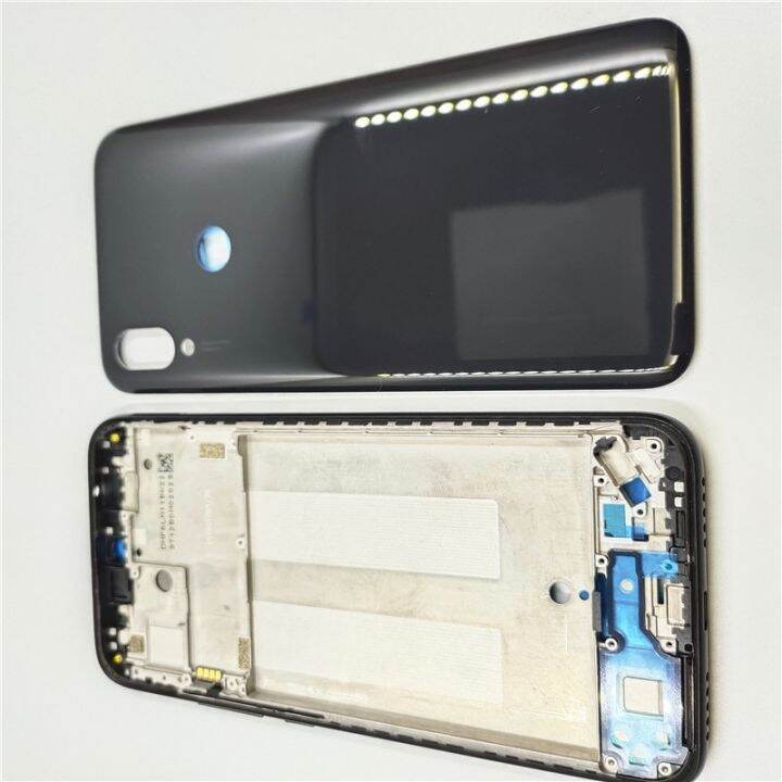 lipika-for-xiaomi-redmi-7-middle-frame-housing-bezel-front-frame-battery-back-cover-with-power-volume-button-parts