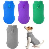 Pet Clothing Dog Fleece Vest Cold Weather Pullover Dog Jacket Winter Dog Clothes Sweater Coat with Leash Ring for Small Dogs Cat