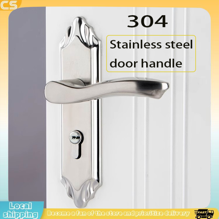 304 stainless steel Double lock Door Knob set AntiTheft Room door lock