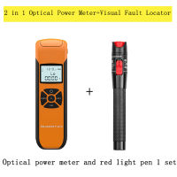 2 In 1 1050MW Visual Fault Locator ปากกาแสงสีแดงพร้อมเครื่องวัดพลังงานไฟเบอร์ออปติก-70ถึง10 -50ถึง26dBm พร้อมเลเซอร์ VFL 50KM OPM