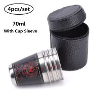 【YF】✐  4pcs 70ml Cups Mug With Outdoor Camping Drinkware Set Wine