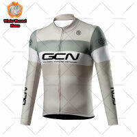 Team GCN Cycling Jersey 19D Bib Set Long sleeve Bike Clothing suit Men Winter Thermal Fleece Bicycle Clothes Cycling Wear