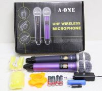 ไมค์โครโฟน ไมค์โครโฟนไร้สาย ไมค์ลอยคู่ UHF Wireless Microphone รุ่น A66