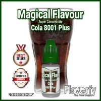 Magical Flavour Cola 8001 Plus - กลิ่นโคล่า 8001 พลัส - กลิ่นผสมอาหารเข้มข้น - ผ่านการรับรองจาก อย. ประเทศไทย บรรจุและขายโดย Flavorfy กลิ่นผสมอาหารอเนกประสงค์ เหมาะสำหรับ ลูกอม, กัมมี่, น้ำผลไม้, เบเกอรี่, ไอศครีม, ของเหลวอื่่นๆ