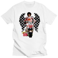 เสื้อยืดผู้ชาย Super Sic 58 Marco Simoncelli เสื้อยืดสตรีเสื้อยืดคอกลมพิมพ์ลายแฟชั่นแขนลำลองขาสั้นเสื้อ100% ผ้าฝ้ายฤดูร้อนใหม่