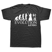 Novelty Kendo Evolution Japanese Kung Fu T Shirts Graphic Cotton Streetwear Short Sleeve Birthday Gifts Summer Style T-shirt