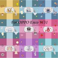 READY STOCK! Transparent Melody &amp; Astronaut for OPPO Enco W31 Soft Earphone Case Cover