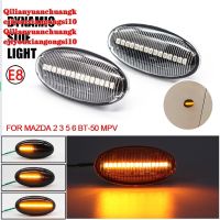 ไฟ LED ติดบังโคลนด้านข้างแบบไดนามิกสำหรับ MAZDA 3 2 5 MPV ไฟเลี้ยวสีเหลืองไฟรถยนต์กะพริบต่อเนื่อง (10)