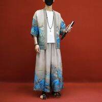 ☫☼ชุดสูทผู้ชายทรงหลวมบาง Clotheshfbw003.my20230629ฤดูร้อน