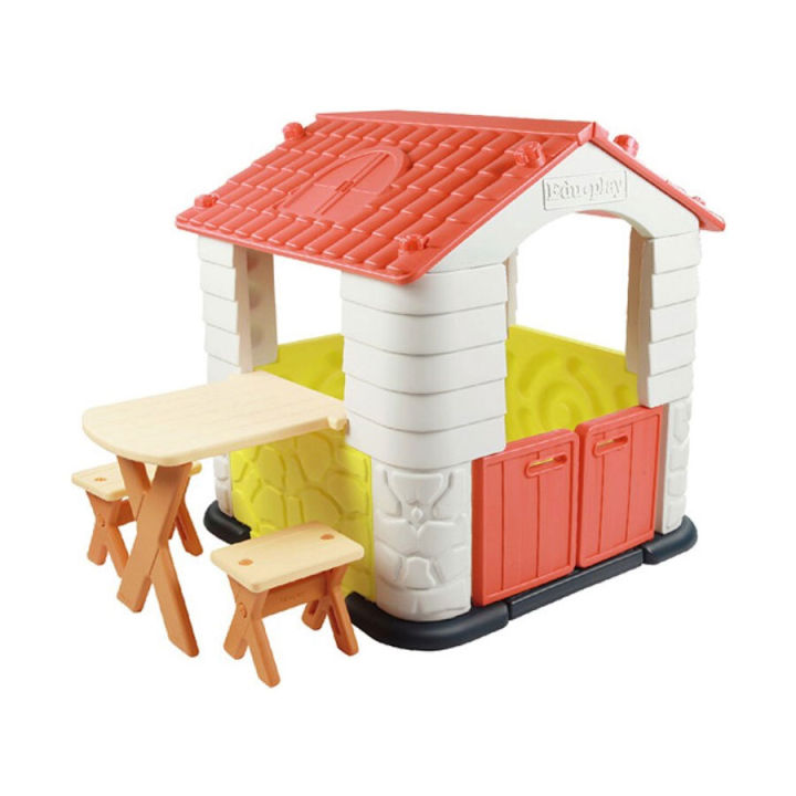 จัดส่งฟรี-eduplay-บ้านเด็กเล่นพร้อมโต๊ะเก้าอี้-รุ่น-play-house-table-amp-chair-set-พร้อมจัดส่ง-2-3-วัน