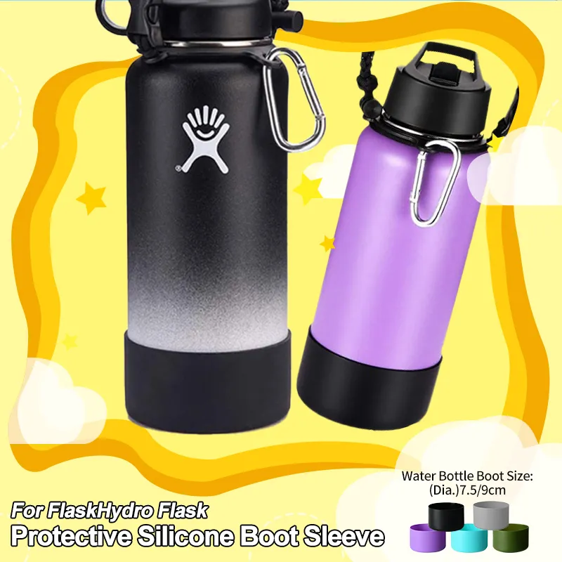 9cm Silicone Boot for Hydro Flask 32oz 40oz BPA Free Anti-Slip