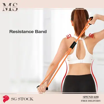 Resistance Band With Handle - Best Price in Singapore - Jan 2024