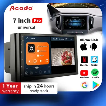 7 Inch Touch screen Android 16GB 32GB ROM Universal Car Radio Carplay  Multimedia Player 2.5D