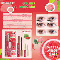 HH10802IN1 Eyeliner &amp; Mascara​ เซตอายไลเนอร์​ &amp; มาสคาร่า​ 2​ ชิ้น กันน้ำ กันเหงื่อ​ ไม่ไหลเยิ้มระหว่าง​วันช่วยเสกขนตาให้งอนยาว