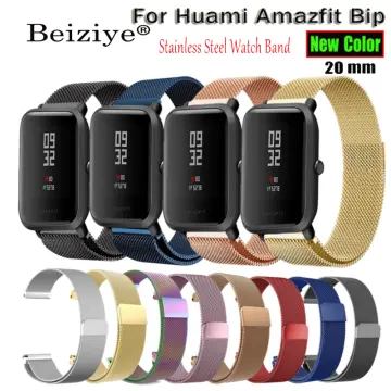 Xiaomi amazfit bip hot sale magnetic steel strap