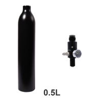 【hot】◄  TUXING 4500Psi 300Bar 0.5L Aluminum Cylinder Pressure HPA Bottle with Regulator Fill