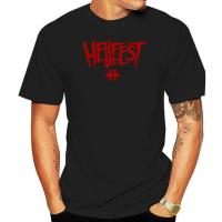 Hellffest โลหะหนักเทศกาลดนตรีโลโก้ผู้ชายเสื้อยืดสีขาวขนาด S - 3Xl ขนาดบวกเสื้อยืด