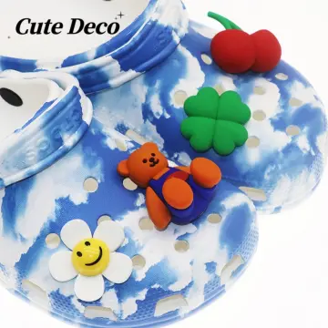 Cute Cartoon Character PVC Baby Shoe Charms Shoes Accessories Clog Jibz Fit  Wristband Croc Buttons Garden Decorations Gift From Sunmouldcompanyltd,  $0.09