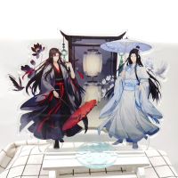 ของขวัญกุญแจมือเซ็กซ์หุ่นฟิกเกอร์ตัวการ์ตูน Wei Wuxian Lan Wangji แบบยืนจานของเล่น