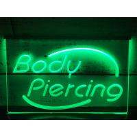 Body Piercing Tattoo Shop จอแสดงผล LED Neon Sign-3D แกะสลัก Wall Art สำหรับบ้าน,ห้อง,ห้องนอน,สำนักงาน,ตกแต่งบ้านไร่