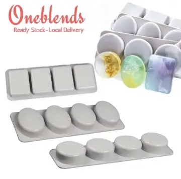 DIY 3D Handmade Soap Silicone Molds Cube Food Grade Silicon Cake Molds Soap  Making Mould Rectangular Square Soaps Resin Crafts