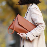 Fashion women Clutches PU leather Womens clutch and purse envelope bag Wristlets Ladies Handbags bolsa feminina brown wallet