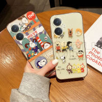 เคสVivo Y27 4G Y78 5G 2023ล่าสุดน่ารักการ์ตูนสนูปี้ซิลิโคนใสกันกระแทกปลอกอ่อนเคสโทรศัพท์ Vivo Y78 5G Y27 4G เคสสวยๆ