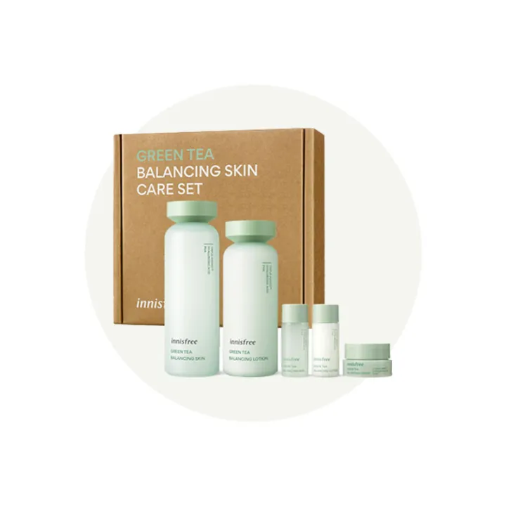 [Innisfree] Green Tea Balancing Skin Care Set Lazada PH