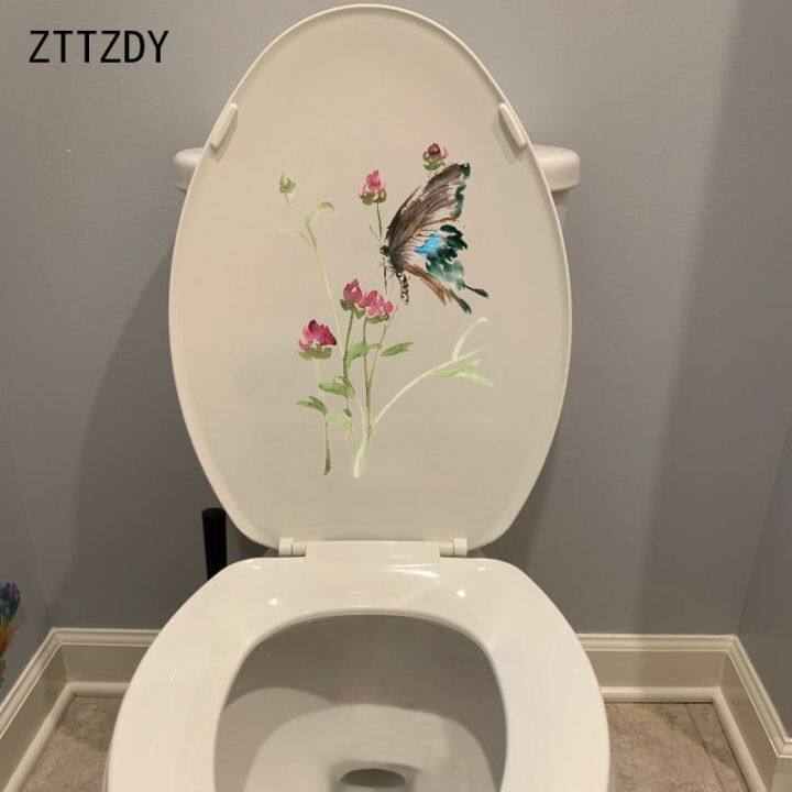 zttzdy-16-24-5cm-butterfly-and-flower-ink-painting-wall-sticker-toilet-seat-decal-home-decor-t2-0462