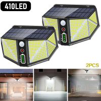 Super Bright Outdoor Solar Lamp 410 LED 3 Modes Motion Sensor Human Induction Garden Light 3000mAh Waterproof Yard Wall Lights