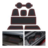 【YF】 Anti-Slip Rubber Gate Slot Cup Mat for Toyota GR86 Subaru Brz 2022 Door Groove Accessories Stickers