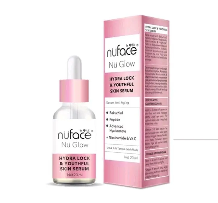 Nuface NU GLOW Serum Hydra Lock/Original/Mencerahkan Wajah/20ml ...