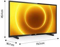 PHILIPS TV HD LED (32 )ทีวี แอลอีดี รุ่นใหม่ล่าสุด PHILIPS ทีวี Slim HD LED (32") รุ่น 32PHT5505/67