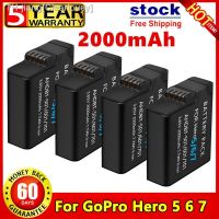 2000mAh Battery For GoPro Hero 5 6 7 8 Hero 5 Hero 6 Hero 7 For GoPro Action Sports Camera new brend Clearlovey