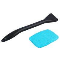 EAFC Car Window Cleaning Brush Long Handle Car Wash 40cm Dust Car Windshield Towel Handy Washable Car Cleaner