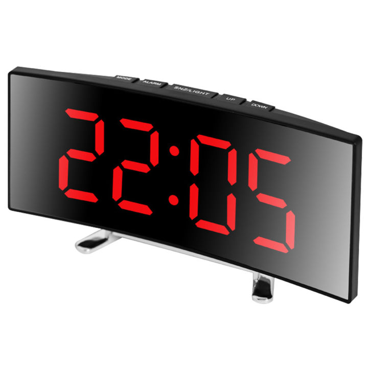 hocreative-นาฬิกาปลุกดิจิตอลเลื่อนโหมดกลางคืนนาฬิกาปลุกสมาร์ทชาร์จ-usb-แบตเตอรี่ขับเคลื่อนนาฬิกาปลุกอิเล็กทรอนิกส์สำหรับห้องนอน