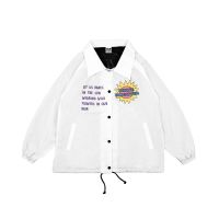 Naughty Badclub White Windker Jacket Shine Brighter