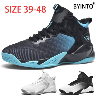 COD 39-48 Boot Upper Big Male Top Spike Ball Breathable Sport White Ankle Shoes High Sneakers Black Shoes Sound Red Running Size Shoes Mesh Make Blue Men Basketball