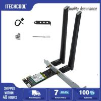 WiFi6E PCIE การ์ด WiFi อะแดปเตอร์การ์ดเน็ตเวิร์ก2.4G/5.8G/6GHz 5374Mbps บลูทูธ-รองรับ5.3สำหรับพีซีตั้งโต๊ะ