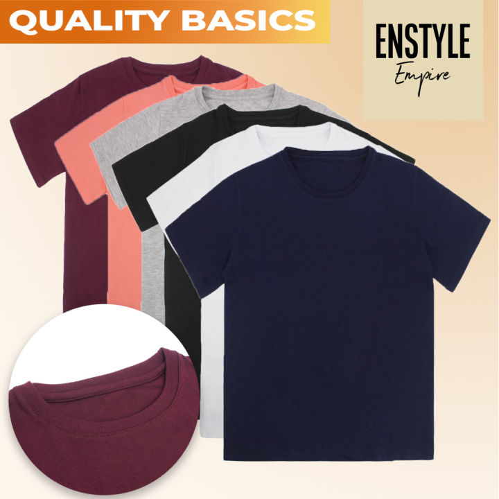 Premium Quality Slim T-Shirt for Men Essential Basics | Lazada PH