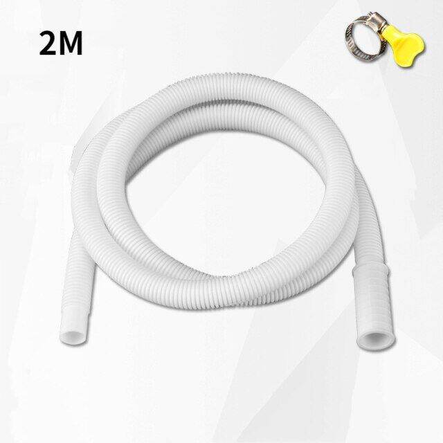Flexible Air Conditioning Drain Hose Water Inlet Extension Pipe Washing