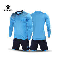 KELME ชุดวอร์มฟุตบอลเจอร์ซี่ย์ฟองน้ำกันชุดฝึกซ้อมสำหรับผู้ชายชุดฟอร์มกีฬาฟุตบอลกำหนดเองผู้รักษาประตู