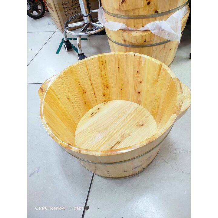 Wooden Foot Spa Basin ( Foot spa Tub Salon Spa Used ) Brand New