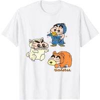 HOT ITEM!!Family Tee Couple Tee Adult T-Shirt Crayon Shin-chan Transform into various animals! T-shirt - Mens T-Shirt