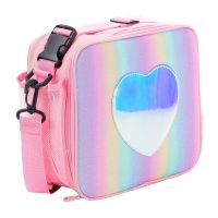 ﹍☂◙ Kawaii Lunchbox School Child Portable Cooler Thermal Tote Bag Large Capacity Insulated Organizer Case Aluminum Foil for Children