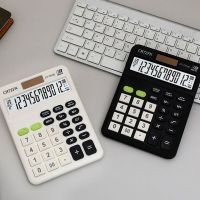 New Calculator 12 Bit Widescreen Display Solar Dual Power Supply Financial School Office Student Supplies Calculation Calculators